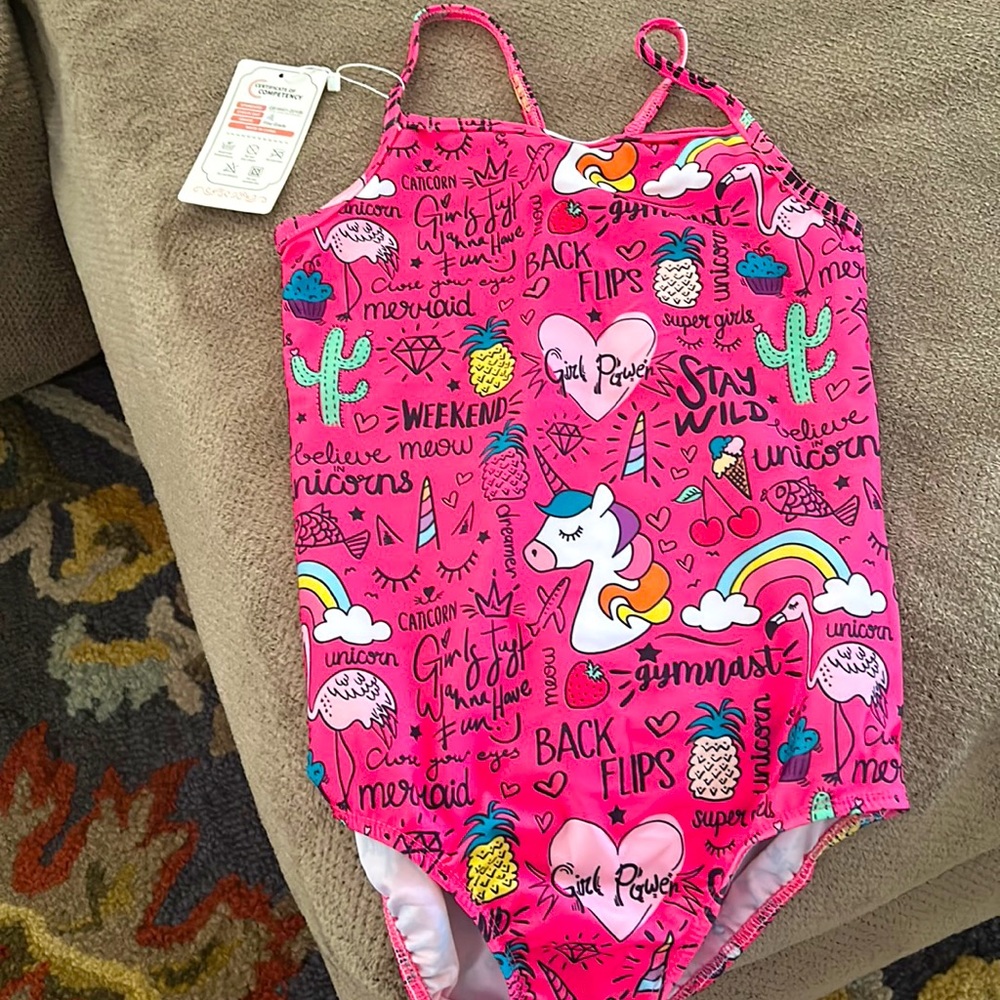 Girls Hello Kitty bathing suit